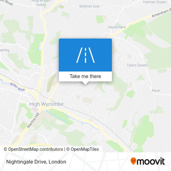 Nightingale Drive map