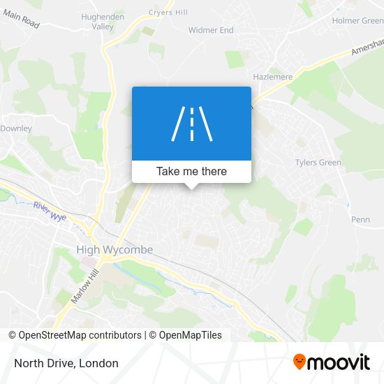 North Drive map