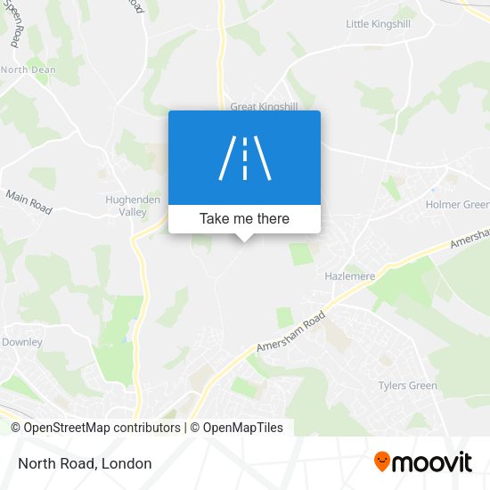 North Road map