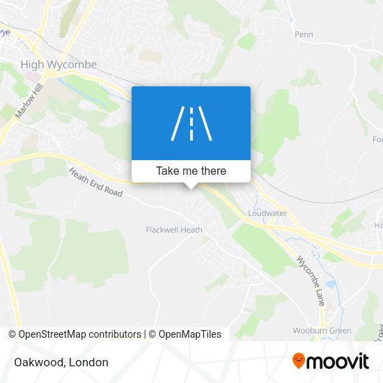 Oakwood map