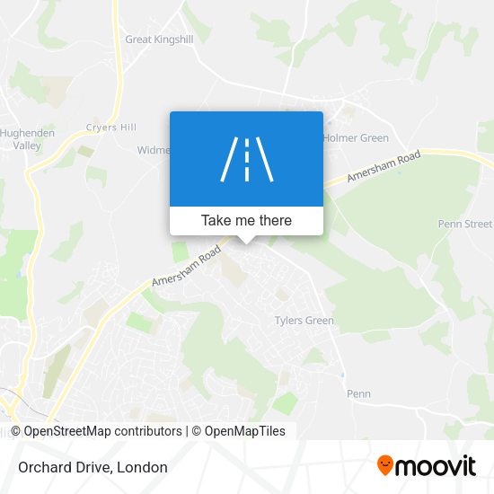 Orchard Drive map