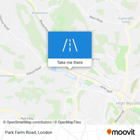 Park Farm Road map