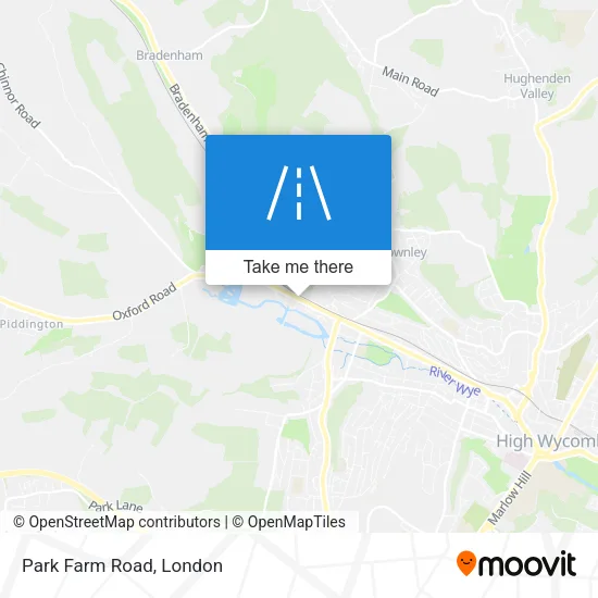 Park Farm Road map
