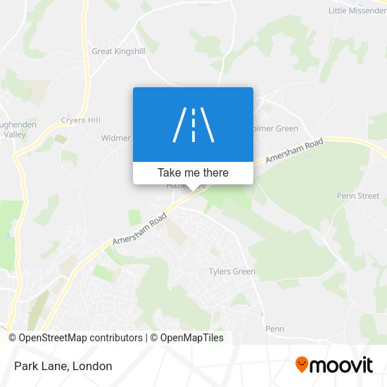 Park Lane map