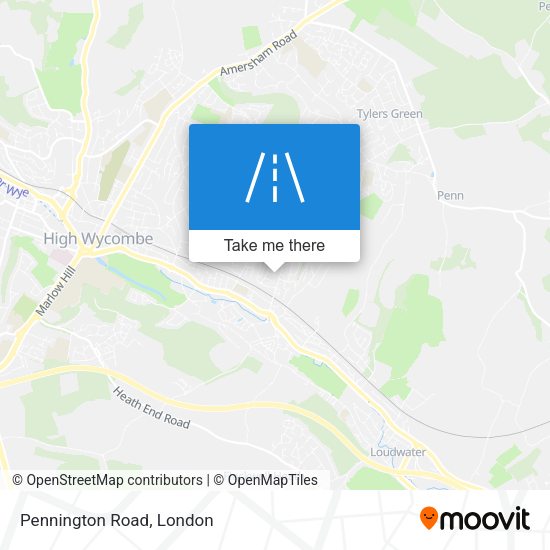 Pennington Road map