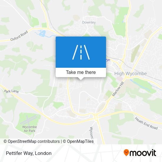 Pettifer Way map