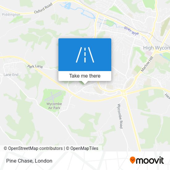 Pine Chase map