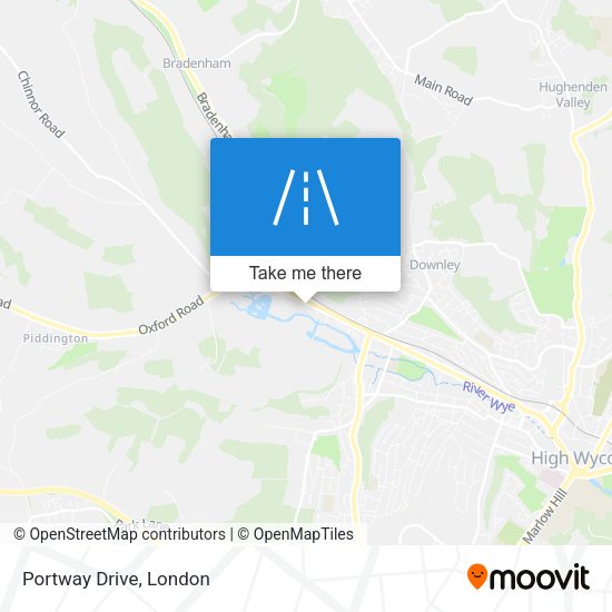 Portway Drive map