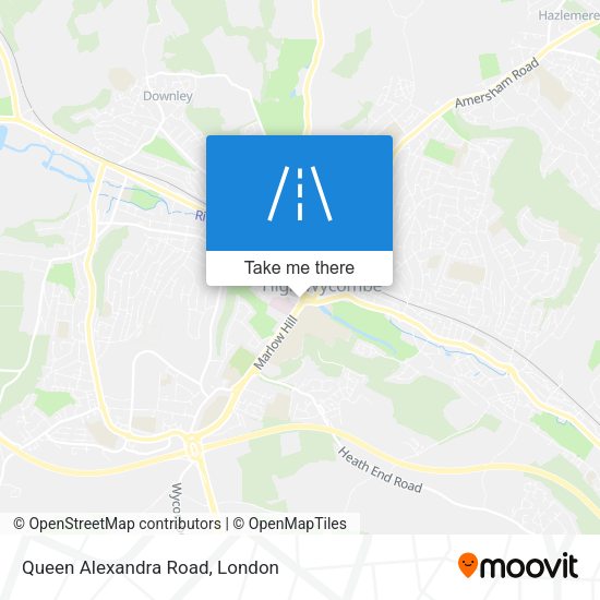 Queen Alexandra Road map
