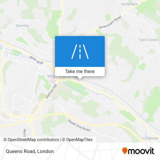 Queens Road map