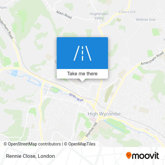 Rennie Close map