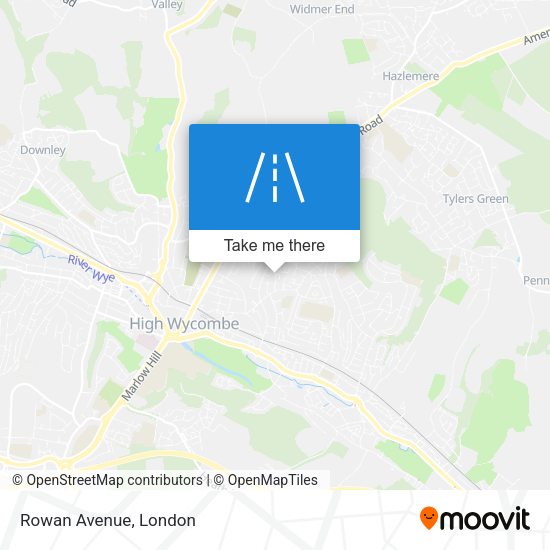 Rowan Avenue map