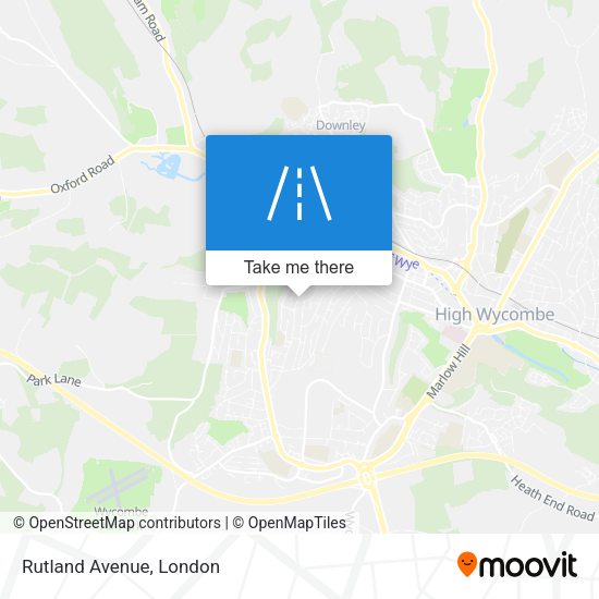 Rutland Avenue map