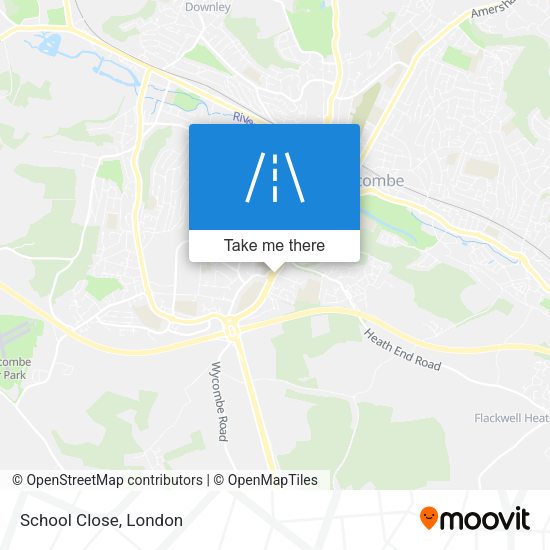 School Close map