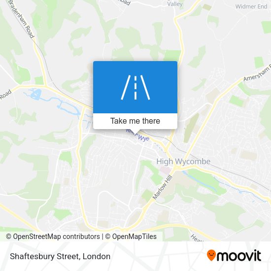 Shaftesbury Street map