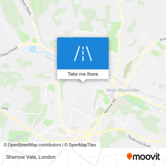 Sharrow Vale map