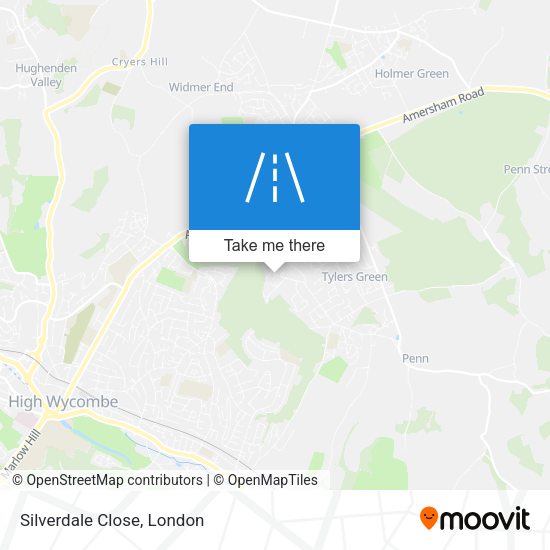 Silverdale Close map