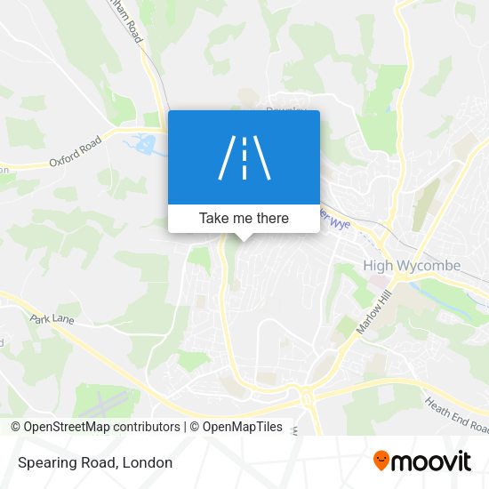Spearing Road map