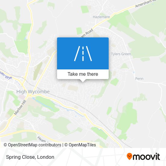 Spring Close map