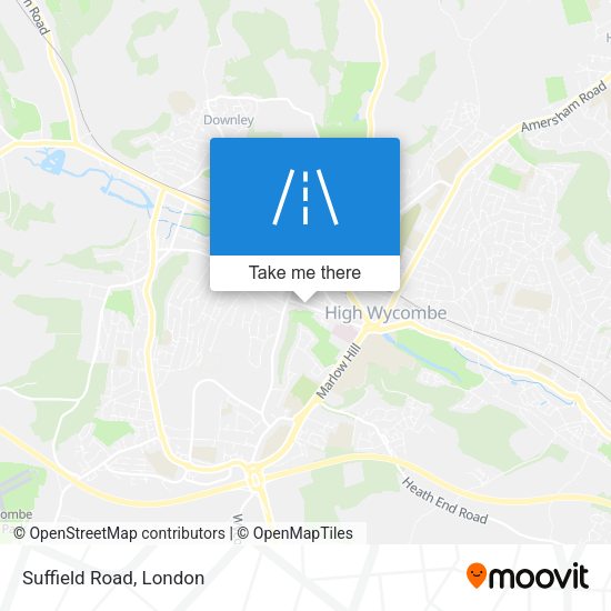 Suffield Road map