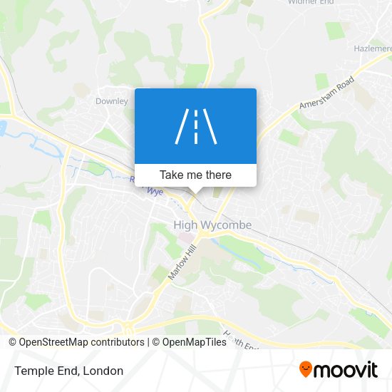 Temple End map