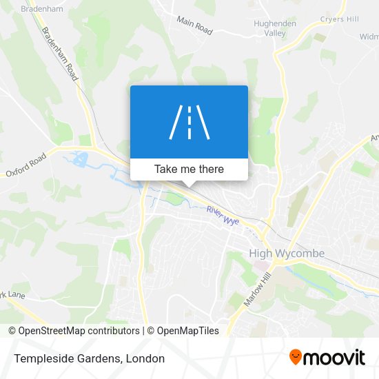 Templeside Gardens map