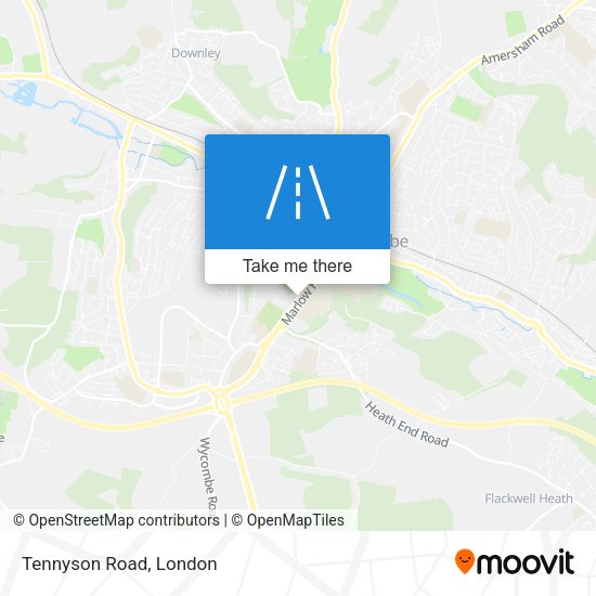 Tennyson Road map