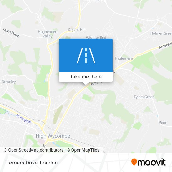 Terriers Drive map