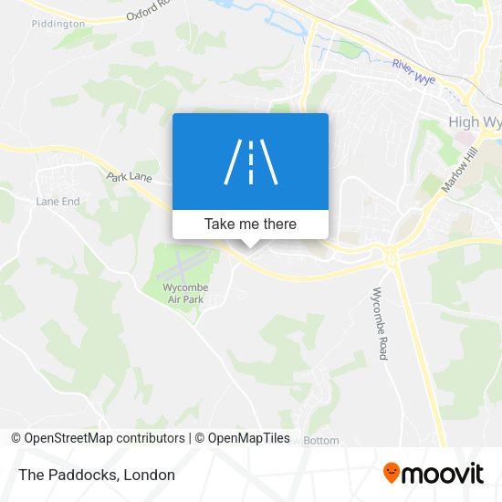 The Paddocks map