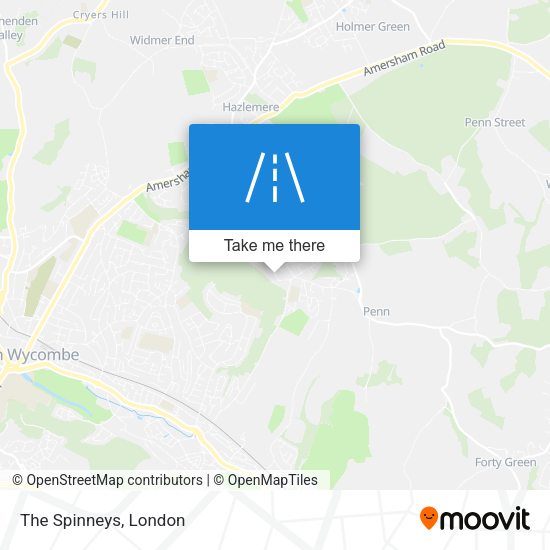 The Spinneys map