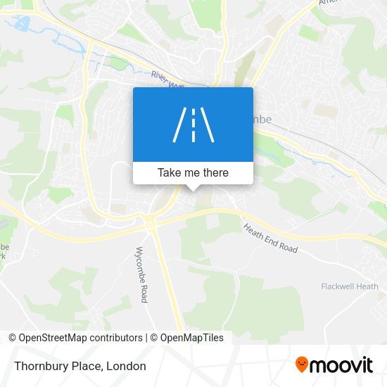 Thornbury Place map
