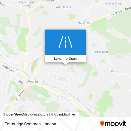 Totteridge Common map
