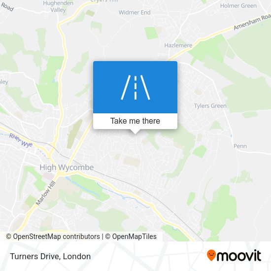 Turners Drive map