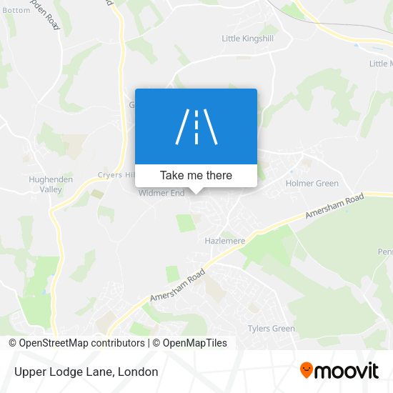 Upper Lodge Lane map