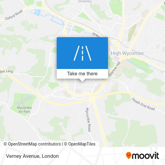 Verney Avenue map