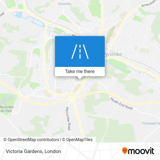 Victoria Gardens map