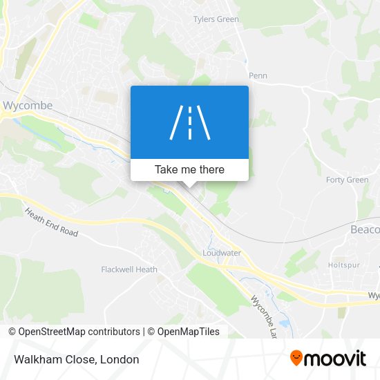 Walkham Close map