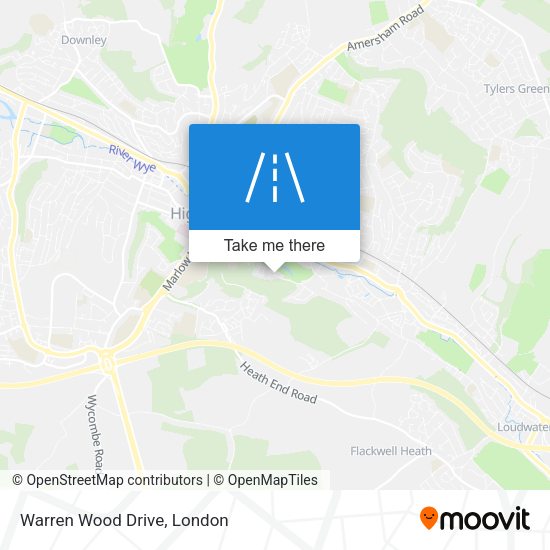 Warren Wood Drive map