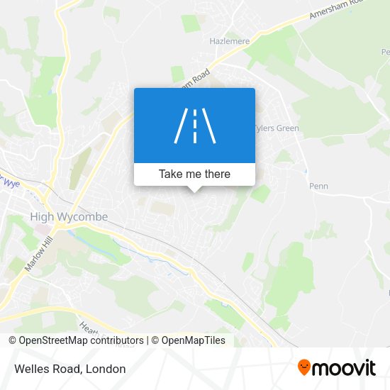 Welles Road map