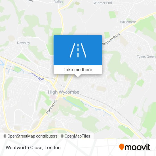 Wentworth Close map