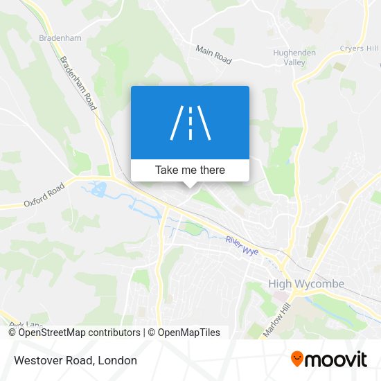 Westover Road map