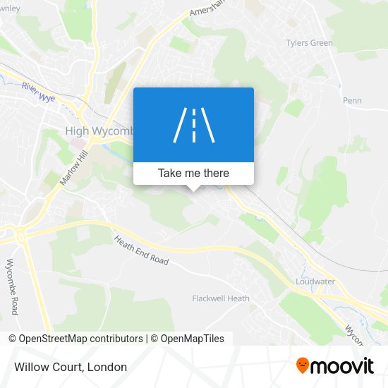Willow Court map