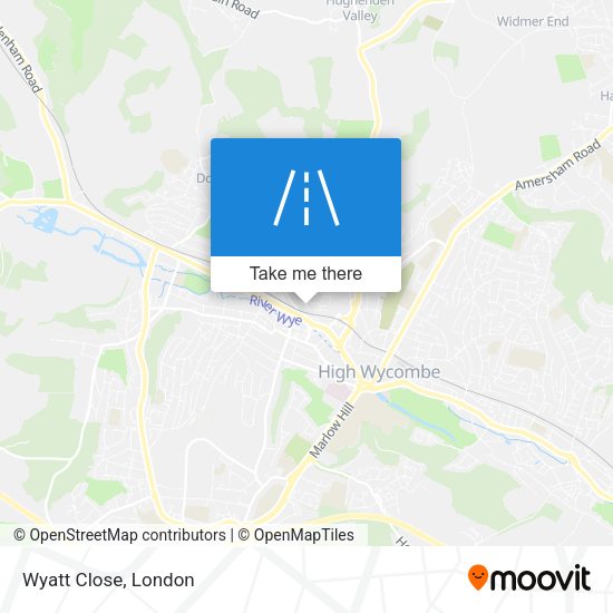 Wyatt Close map