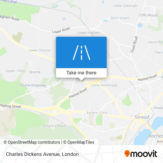 Charles Dickens Avenue map