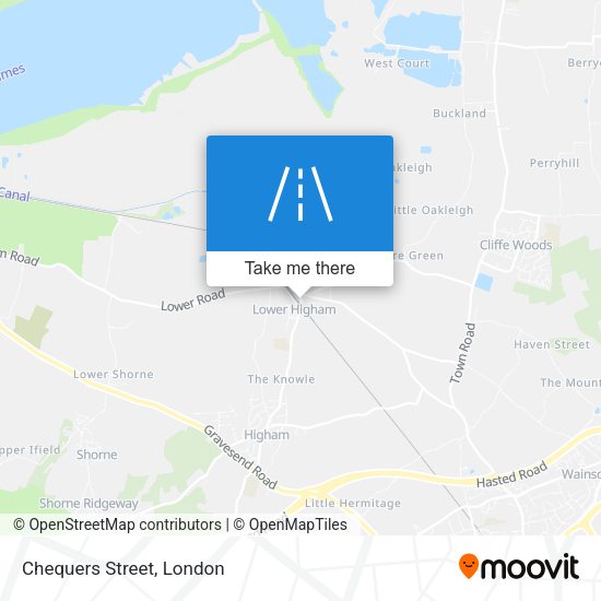 Chequers Street map
