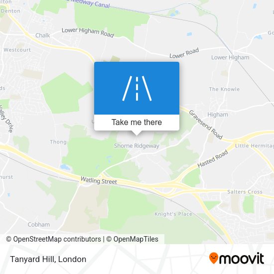 Tanyard Hill map