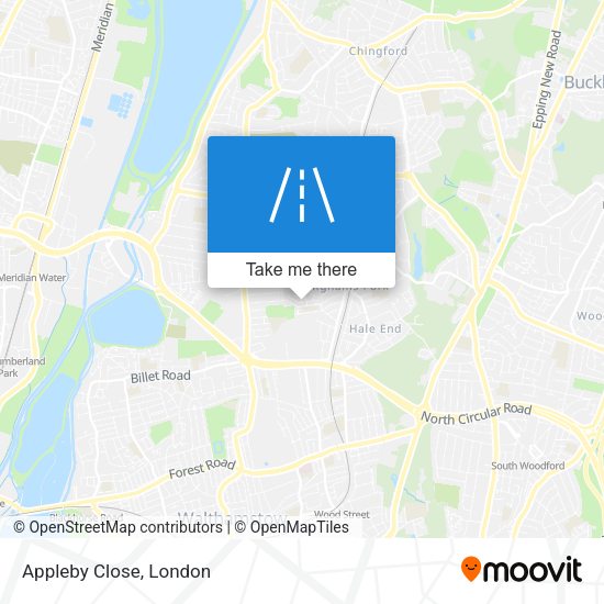 Appleby Close map