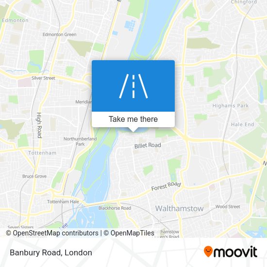 Banbury Road map