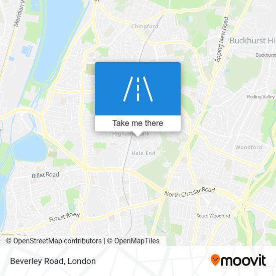 Beverley Road map