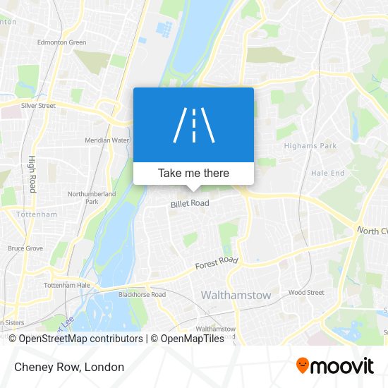 Cheney Row map